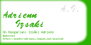adrienn izsaki business card